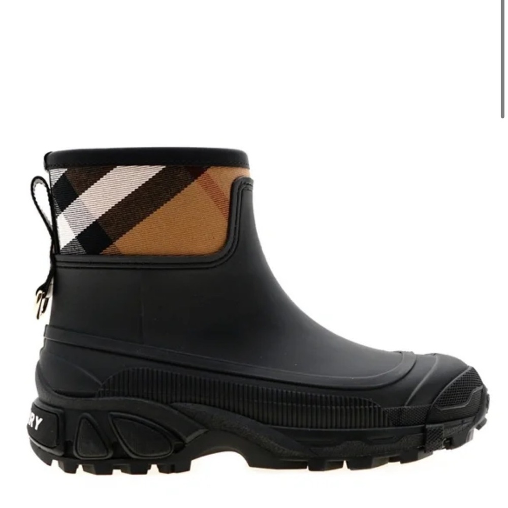 Authentic Burberry Ryan Woman Boots House Check Size 38 New - Picture 2 of 7